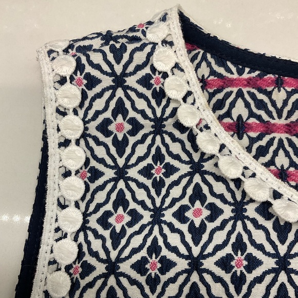 MONIQUE LHUILLIER  Anthropologie Meagan Geometric Print Dress - Picture 14 of 16